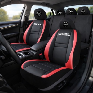 Set Huse Scaune Universale HLX5 Compatibile cu Opel – Negru/Rosu - Img 2