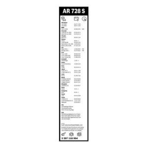 Set stergatoare Bosch AeroTwin Retrofit, pentru parbriz 55 cm si 47.5 cm, pentru prindere clasica (carlig) - Img 3