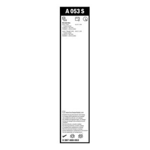 Set stergatoare Bosch Mercedes C-Class (W204) 600/600mm - Img 4