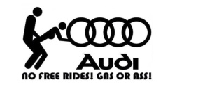 Sticker auto cu model pentru Audi Sticker decorativ auto, 15x9cm