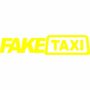 Sticker auto Fake Taxi 30 x 8 cm