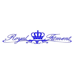 Sticker auto "Royal Fitment", 50x16 cm, albastru