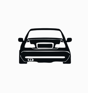 Sticker Bmw E46 Spate 15x9.9 cm, Creative Rey®