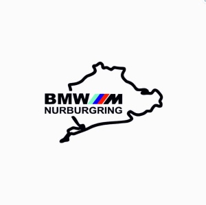 Sticker Bmw M Nurburgring 15x9.3 cm, Creative Rey®