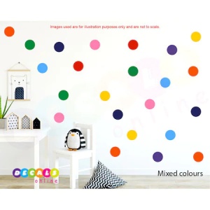 Sticker decorativ perete BULINE COLORATE pentru camera copilului - 30 buc - Img 3