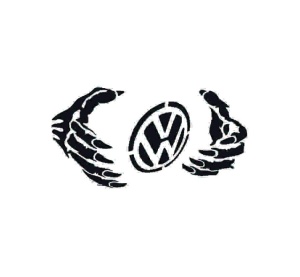 Sticker Hand Volkswagen 17x8 cm, Creative Rey®