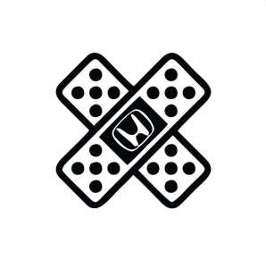 Sticker Honda Pansament 10x10 cm, Creative Rey®