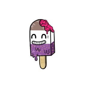 Sticker Inghetata 15 cm, Creative Rey®