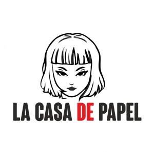 Sticker LA CASA DE PAPEL TOKIO 15x12 cm, Creative Rey®
