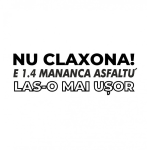 Sticker Nu Claxona 1.4 15cm, Creative Rey®