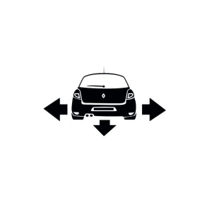 Sticker RENAULT CLIO SPATE 15x8.5 cm, Creative Rey®