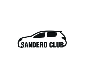 Sticker Sandero Club 15x5 cm, Creative Rey®