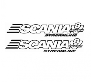 Sticker SET SCANIA V8 60 cm, Creative Rey®