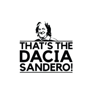 Sticker THAT'S THE DACIA SANDERO 15x14.7 cm, Creative Rey®