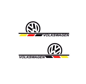 Sticker VOLKSWAGEN SET OGLINZI 12x3.5 cm, Creative Rey® - Img 2