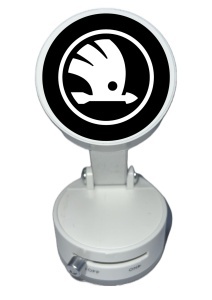 Suport Magnetic ALB cu Ventuza si Brat Reglabil Pentru SKODA NOU
