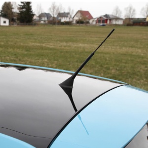 ANTENA AUTO EXTERIOR NEAGRA 23CM CU 2 ADAPTOARE (5-6MM) - Img 6
