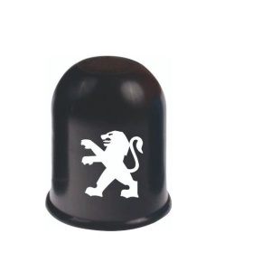 Capac protectie carlig pentru remorca auto, plastic, personalizat Peugeot - Img 2