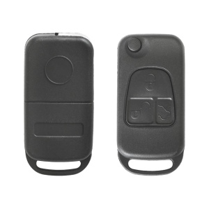 CARCASA CHEIE CONTACT PENTRU MERCEDES-BENZ CLASS C/ S / ML / SL 3 BUTOANE, CU CHEIE - Img 2