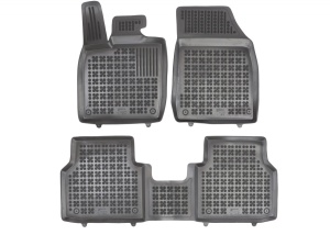 Covorase Presuri Auto Cauciuc Dedicate Skoda ENYAQ iV SUV, COUPE, electric fara tunel la mijloc pe randul 2 2020 - | VW ID.4 2020 - | VW ID.4 GTX 2020 - | VW ID.5 2022 - - Img 2