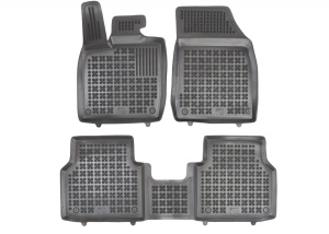 Covorase Presuri Auto Cauciuc Dedicate Skoda ENYAQ iV SUV, COUPE, electric fara tunel la mijloc pe randul 2 2020 - | VW ID.4 2020 - | VW ID.4 GTX 2020 - | VW ID.5 2022 -