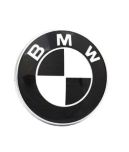 Emblema BMW alb cu negru