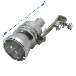 Fluier de toba mare, cu redare TURBO sound si blow off 0.7L - 3.0L - Img 2