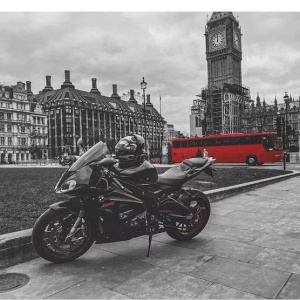 Mousepad Motorcycle 22x8 cm - Img 2