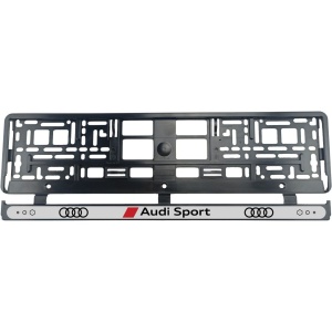 Set 2 bucati, Suport Numar Inmatriculare pentru Audi Sport - Img 2