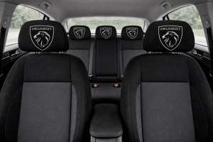 Set 2 huse tetiere negre, pentru gama auto PEUGEOT NOU - Img 3