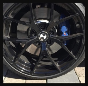 Set 4 Capace Jante Aliaj BMW, Diametru 52mm interior - 56 mm exterior, Alb/Negru - Img 6