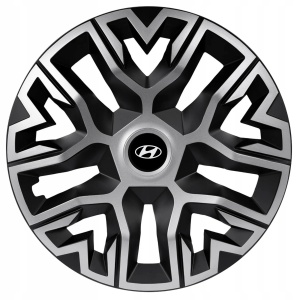 Set 4 Capace Roti 14 `` Best Gri-Negru, Compatibile Cu Hyundai - Img 1
