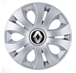 Set 4 Capace Roti 14 inch (R14), Compatibil Cu Renault, model Top Gri