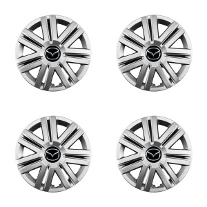 Set 4 Capace Roti 14 inchi (R14) Compatibile Cu Mazda, Model - 203 - Img 2