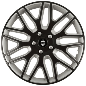 Set 4 Capace Roti 14 inchi (R14) Dakar Negru-Gri, Compatibile Cu Renault Nou