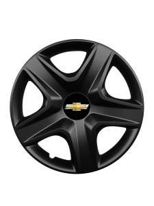 Set 4 capace roti 15 inchi (R15) compatibile CHEVROLET, Model 340 Black