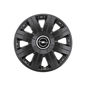 Set 4 Capace Roti 15 inchi (R15) Cosmos Negru, Compatibile cu Opel - Img 3
