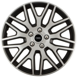 Set 4 Capace Roti 15 inchi (R15) Dakar Gri-Negru, Compatibile Cu Audi