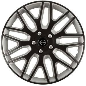 Set 4 Capace Roti 15 inchi (R15) Dakar Negru-Gri, Compatibile Cu Nissan Nou