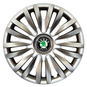Set 4 Capace Roti 15 inchi (R15) Pentru Skoda, Model 313