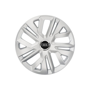 Set 4 Capace Roti 15 inchi (R15) Raven Gri, Compatibile Cu Audi - Img 3