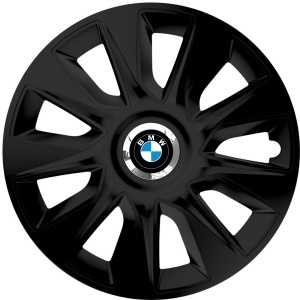Set 4 Capace Roti 15 inchi (R15) Stratos Negru, Compatibile Cu BMW