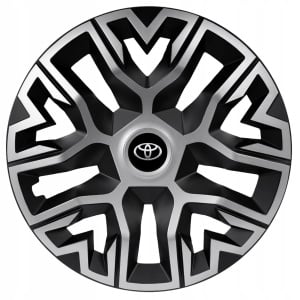Set 4 Capace Roti 16 `` Best Gri-Negru, Compatibile Cu Toyota - Img 1