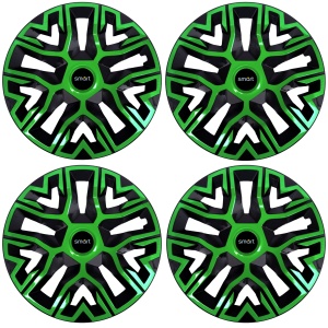 Set 4 Capace Roti 16 `` Best Verde-Negru, Compatibile Cu Smart - Img 2