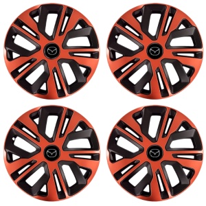 Set 4 Capace Roti 16 inch (R16), Raven Cupru-Negru Compatibil Cu Mazda - Img 2