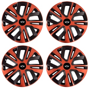 Set 4 Capace Roti 16 inch (R16), Raven Cupru-Negru Compatibil Cu Mini - Img 2