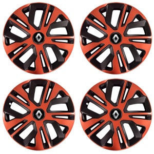 Set 4 Capace Roti 16 inch (R16), Raven Cupru-Negru Compatibil Cu Renault - Img 2