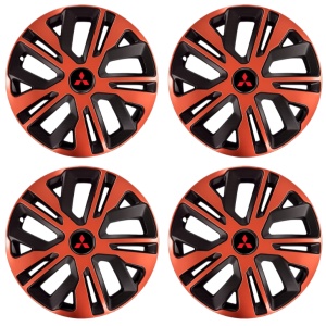 Set 4 Capace Roti 16 inch (R16), Raven Cupru-Negru Compatibil Cu Mitsubishi - Img 2