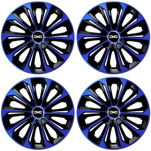 Set 4 capace roti 16 inchi, Extra Strong Albastru, Compatibil cu Dacia Nou - Img 2