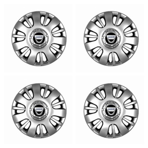 Set 4 Capace Roti 16 inchi (R16) Compatibile Cu DACIA, model - 407 - Img 2